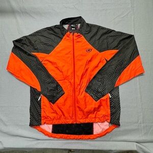 Illumi Nite reflective cycling jacket red and black full zip size XXL
